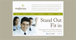 Desktop Screenshot of mcphersonsearchgroup.com