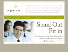 Tablet Screenshot of mcphersonsearchgroup.com